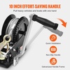 image:imageVEVOR Hand Winch 3500 lbs Pulling Capacity Boat Trailer Winch Heavy Duty Rope Crank with 33 ft Steel Wire Cable and TwoWay Ratchet Manual Operated Hand Crank Winch for Trailer Boat or ATV Towing3500lbs