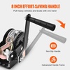 image:imageVEVOR Hand Winch 3500 lbs Pulling Capacity Boat Trailer Winch Heavy Duty Rope Crank with 33 ft Steel Wire Cable and TwoWay Ratchet Manual Operated Hand Crank Winch for Trailer Boat or ATV Towing800 LBS