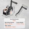 image:imageVEVOR Hand Winch 3500 lbs Pulling Capacity Boat Trailer Winch Heavy Duty Rope Crank with 33 ft Steel Wire Cable and TwoWay Ratchet Manual Operated Hand Crank Winch for Trailer Boat or ATV Towing800 LBS