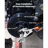 image:imageVEVOR Harmonic Balancer Puller Removal amp Install Tool Kit AllSteel Harmonic Balancer Installer Set Tool Kit for Removing and Installing of Balancers Flywheels Crankshaft Pulleys Steering Wheelsharmonic balancer puller installer set