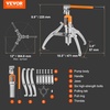 image:imageVEVOR Hydraulic Gear Puller 15 Ton Max Capacity Wheel Bearing Pulling Separator 2 or 3 Jaws Puller Vertically and Horizontally 12 Jaw Hydraulic Puller with Case for Pulling Hubs15 Ton