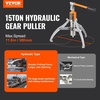 image:imageVEVOR Hydraulic Gear Puller 15 Ton Max Capacity Wheel Bearing Pulling Separator 2 or 3 Jaws Puller Vertically and Horizontally 12 Jaw Hydraulic Puller with Case for Pulling Hubs15 Ton