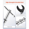 image:imageVEVOR Inner CV Axle Puller Tool Set with 58 in18 Slide Hammer amp 2Inch 25Inch CV Joint Fork Adapter Inner CV Joint Removal Tool Kit Heavy Duty Front Wheel Drive Axle Puller Slide Hammer Set