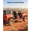 image:imageVEVOR Jeep JK Tube Doors 4 Door Fit for 20072018 Jeep Wrangler JK Hunting Style Jeep Tubular Door with Rubber Pads amp Toughened Steel Tube amp HeavyDuty Hinges amp OE LatchFord Bronco 4 door