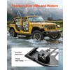 image:imageVEVOR Jeep JK Tube Doors 4 Door Fit for 20072018 Jeep Wrangler JK Hunting Style Jeep Tubular Door with Rubber Pads amp Toughened Steel Tube amp HeavyDuty Hinges amp OE LatchJK 4door