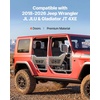 image:imageVEVOR Jeep Tube Doors 2Door Hunting Style Jeep Tubular Door with HeavyDuty Hinges amp OE Latch Jeep Doors with Rear View Mirrors Fit for 20182026 Jeep Wrangler JL amp 20202026 Jeep Gladiator JTFivepointed star Style
