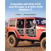 image:imageVEVOR Jeep Tube Doors 2Door Hunting Style Jeep Tubular Door with HeavyDuty Hinges amp OE Latch Jeep Doors with Rear View Mirrors Fit for 20182026 Jeep Wrangler JL amp 20202026 Jeep Gladiator JTSoldier Style