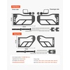 image:imageVEVOR Jeep Tube Doors 2Door Hunting Style Jeep Tubular Door with HeavyDuty Hinges amp OE Latch Jeep Doors with Rear View Mirrors Fit for 20182026 Jeep Wrangler JL amp 20202026 Jeep Gladiator JTAdventure Style