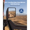 image:imageVEVOR Jeep Tube Doors 2Door Hunting Style Jeep Tubular Door with HeavyDuty Hinges amp OE Latch Jeep Doors with Rear View Mirrors Fit for 20182026 Jeep Wrangler JL amp 20202026 Jeep Gladiator JTFivepointed star Style