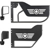 image:imageVEVOR Jeep Tube Doors 2Door Hunting Style Jeep Tubular Door with HeavyDuty Hinges amp OE Latch Jeep Doors with Rear View Mirrors Fit for 20182026 Jeep Wrangler JL amp 20202026 Jeep Gladiator JTFivepointed star Style