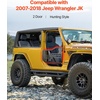 image:imageVEVOR Jeep Tube Doors 2Door Hunting Style Jeep Tubular Door with HeavyDuty Hinges amp OE Latch Jeep Doors with Rubber Pads amp Toughened Steel Tube Fit for 20072018 Jeep Wrangler JK2JK