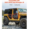 image:imageVEVOR Jeep Tube Doors 2Door Hunting Style Jeep Tubular Door with HeavyDuty Hinges amp OE Latch Jeep Doors with Rubber Pads amp Toughened Steel Tube Fit for 20072018 Jeep Wrangler JKJK
