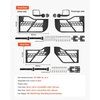 image:imageVEVOR Jeep Tube Doors 2Door Hunting Style Jeep Tubular Door with HeavyDuty Hinges amp OE Latch Jeep Doors with Rubber Pads amp Toughened Steel Tube Fit for 20072018 Jeep Wrangler JKJLJT