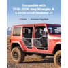 image:imageVEVOR Jeep Tube Doors 2Door Hunting Style Jeep Tubular Door with HeavyDuty Hinges amp OE Latch Jeep Doors with Rubber Pads amp Toughened Steel Tube Fit for 20072018 Jeep Wrangler JKJLJT