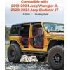 image:imageVEVOR Jeep Tube Doors 2Door Hunting Style Jeep Tubular Door with HeavyDuty Hinges amp OE Latch Jeep Doors with Rubber Pads amp Toughened Steel Tube Fit for 20072018 Jeep Wrangler JKJLJT