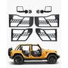 image:imageVEVOR Jeep Tube Doors 2Door Hunting Style Jeep Tubular Door with HeavyDuty Hinges amp OE Latch Jeep Doors with Rubber Pads amp Toughened Steel Tube Fit for 20072018 Jeep Wrangler JKJK