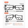 image:imageVEVOR Jeep Tube Doors 4Door Hunting Style Jeep Tubular Door with HeavyDuty Hinges amp OE Latch Jeep Doors with Rubber Pads Fit for 20182026 Jeep Wrangler JL amp 20202026 Jeep Gladiator JTJK