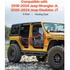 image:imageVEVOR Jeep Tube Doors 4Door Hunting Style Jeep Tubular Door with HeavyDuty Hinges amp OE Latch Jeep Doors with Rubber Pads Fit for 20182026 Jeep Wrangler JL amp 20202026 Jeep Gladiator JTJLJT