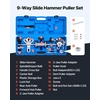 image:imageVEVOR Liner Puller Cylinder Liner Puller Diesel Engines Liner Puller Tool Both DryType and WetType Fit Diameter of 75 mm138 mm Universal Cylinder Liner Puller Tool Set for Auto Repairslide hammer puller set