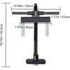image:imageVEVOR Liner Puller Cylinder Liner Puller Diesel Engines Liner Puller Tool Both DryType and WetType Fit Diameter of 75 mm138 mm Universal Cylinder Liner Puller Tool Set for Auto RepairCylinder Liner Puller