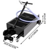 image:imageVEVOR Low Profile Oil Drain Pan 25 Gal Oil Drain Pan with 110V HighFlow Electric Pump Large Capacity Oil Change Pan with 72ft Hose amp Folding Handle Rolling Oil Drain Cart for Trucks Buses RVs25 Gallon