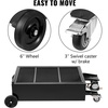 image:imageVEVOR Low Profile Oil Drain Pan 25 Gal Oil Drain Pan with 110V HighFlow Electric Pump Large Capacity Oil Change Pan with 72ft Hose amp Folding Handle Rolling Oil Drain Cart for Trucks Buses RVs25 Gallon