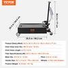image:imageVEVOR Low Profile Oil Drain Pan 25 Gal Oil Drain Pan with 110V HighFlow Electric Pump Large Capacity Oil Change Pan with 72ft Hose amp Folding Handle Rolling Oil Drain Cart for Trucks Buses RVs15 Gallon