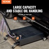 image:imageVEVOR Low Profile Oil Drain Pan 25 Gal Oil Drain Pan with 110V HighFlow Electric Pump Large Capacity Oil Change Pan with 72ft Hose amp Folding Handle Rolling Oil Drain Cart for Trucks Buses RVs15 Gallon