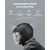 image:imageVEVOR Motorcycle Helmet 34 Open Face Adult Motocross Dirt Bike Helmet with Clear Visor Comfortable Motorbike Racing Street with Detachable Liner for Men amp Women DOT Approvedhelmet 34
