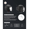 image:imageVEVOR Motorcycle Helmet 34 Open Face Adult Motocross Dirt Bike Helmet with Clear Visor Comfortable Motorbike Racing Street with Detachable Liner for Men amp Women DOT Approvedhelmet 34