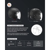 image:imageVEVOR Motorcycle Helmet 34 Open Face Adult Motocross Dirt Bike Helmet with Clear Visor Comfortable Motorbike Racing Street with Detachable Liner for Men amp Women DOT Approvedhelmet 34