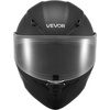 image:imageVEVOR Motorcycle Helmet DOT Approved Adult Motocross Dirt Bike Helmet with Large Clear Visor Comfortable Motorbike Racing Street with Detachable Liner for Men amp WomenBlack