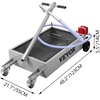 image:imageVEVOR Oil Drain Pan 15 Gallon Oil Drain Tank 57L Low Profile Oil Drain Pan Large Capacity Oil Change Pan Foldable Hand with Pump Hose Swivel Casters Wheels for Car SUV Trucks Oil DrainingCamouflage