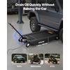 image:imageVEVOR Oil Drain Pan 15 Gallon Oil Drain Tank 57L Low Profile Oil Drain Pan Large Capacity Oil Change Pan Foldable Hand with Pump Hose Swivel Casters Wheels for Car SUV Trucks Oil DrainingCheckered