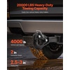 image:imageVEVOR Pintle Hook 20000 lbs Pintle Hook Hitch for 225inch Hitch Hook Military Receiver Combination 2516inch Hitch Ball Fits 25 to 3inch Lunette Ring 156inch Length Black Powder CoatNo Ball  20000 lbs
