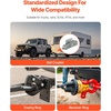 image:imageVEVOR Pintle Hook 20000 lbs Towing Capacity Trailer Hitches Receiver Hook Combination 2516inch Hitch Ball Fits 25 to 3inch Lunette Ring with Mounting Kit WearResistant Black Powder Coat30000lbs
