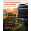 image:imageVEVOR Pintle Hook 20000 lbs Towing Capacity Trailer Hitches Receiver Hook Combination 2516inch Hitch Ball Fits 25 to 3inch Lunette Ring with Mounting Kit WearResistant Black Powder Coat30000lbs