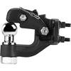 image:imageVEVOR Pintle Hook 20000 lbs Towing Capacity Trailer Hitches Receiver Hook Combination 2516inch Hitch Ball Fits 25 to 3inch Lunette Ring with Mounting Kit WearResistant Black Powder Coat2in 20000lbs
