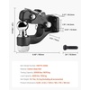 image:imageVEVOR Pintle Hook 20000 lbs Towing Capacity Trailer Hitches Receiver Hook Combination 2516inch Hitch Ball Fits 25 to 3inch Lunette Ring with Mounting Kit WearResistant Black Powder Coat2in 20000lbs