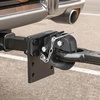 image:imageVEVOR Pintle Hook 20000 lbs Towing Capacity Trailer Hitches Receiver Hook Combination 2516inch Hitch Ball Fits 25 to 3inch Lunette Ring with Mounting Kit WearResistant Black Powder Coat30000lbs