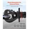 image:imageVEVOR Pintle Hook 20000 lbs Towing Capacity Trailer Hitches Receiver Hook Combination 2516inch Hitch Ball Fits 25 to 3inch Lunette Ring with Mounting Kit WearResistant Black Powder Coat30000lbs