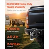image:imageVEVOR Pintle Hook 20000 lbs Towing Capacity Trailer Hitches Receiver Hook Combination 2516inch Hitch Ball Fits 25 to 3inch Lunette Ring with Mounting Kit WearResistant Black Powder Coat2516in 30000lbs