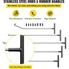 image:imageVEVOR Rods Dent Removal Kit 13 Pcs Paintless Dent Repair Rods Stainless Steel Dent Rods Whale Tail Dent Repair Tools Professional Hail Dent Removal Tool For Minor Dents Door Dings And Hail Damage13 Pcs with 5 Rods