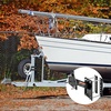 image:imageVEVOR Spare Tire Carrier Trailer Spare Tire Mount 160 lbs Capacity Utility Trailer Accessories Fits Most 4 amp 5 amp 6 amp 8 Lugs Wheels on 4 425 45 475 5 55 6 65 Bolt PatternsThreeBolt