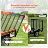 image:imageVEVOR Trailer Tailgate Lift Assist Max 180 lbs Load Capacity Compatible with Open Utility Trailer Tailgate and Ramp with 10 to 24 Inches Heights Side Rail and 4 to 6 Feet Height Tail Gate or Ramp2 Sides