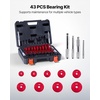 image:imageVEVOR Truck Hub Seal Installer Kit Heavy Duty Bearing Race and Seal Drivers for Class 7 8 Trucks Truck Hub Seal Removal Installation61850bearing press