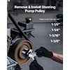 image:imageVEVOR Yoke Puller Made for Class 68 Transportation Trucks and Equipment Heavy Duty Yoke Removal Tool Kit Automotive Yoke Puller Kit Compatible with Kenworth Peterbilt Freightliner Mack Volvopower steering pump pulley removal tool