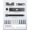 image:imageVEVOR Yoke Puller Made for Class 68 Transportation Trucks and Equipment Heavy Duty Yoke Removal Tool Kit Automotive Yoke Puller Kit Compatible with Kenworth Peterbilt Freightliner Mack VolvoYoke Puller