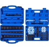 image:imageVEVOR 52pcs Custom Bushing Bearing and Seal Driver Set amp 14pcs Bearing Puller Kit 2 in 1 Bushing Bearing Driver Press Kit Heavy Duty Removal Installation Tool Set with 49 Bushings Separators amp Jawsbearing pullerbearing race driver