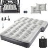 image:imageVEVOR Car Air Mattress Inflatable Car Camping Mattress Fits Toyota 4runner Jeep Wrangler JK JKU JL JLU 4 Door Flocking Thickened Blow Up Travel Beds Gray 2 Pillows